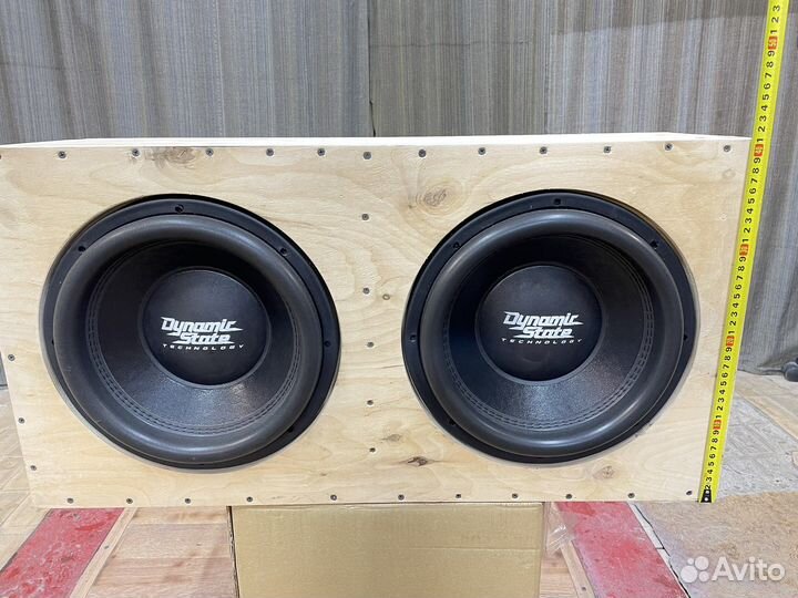 Короб для сабвуфера 2*12