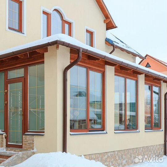 Пластиковые окна, остекление коттеджей