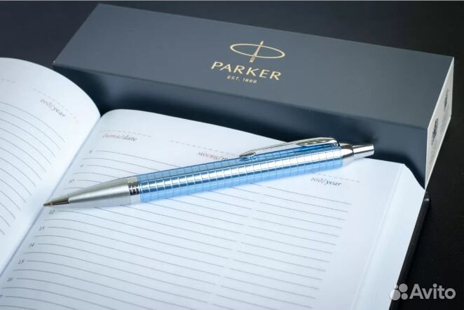 Шариковая ручка parker K 322 IM premium blue CT