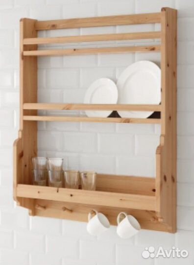 Кухонная полка деревянная как в Икея Гэмлеби