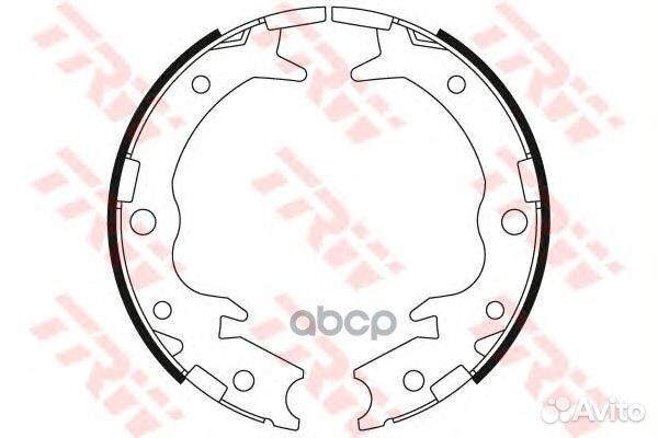 Колодки тормозные барабанные зад GS8697 GS8