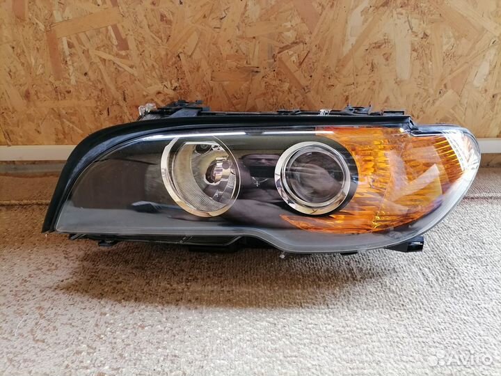 Фара передняя бмв 3 е46 купе кабрио рест новая
