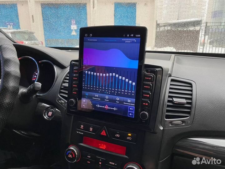 Android магнитола Sorento XM 2009-12, стиль Tesla