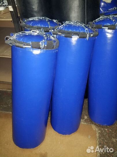 Мешки ударные боксерские. Кожа. Пвх. Мембрана