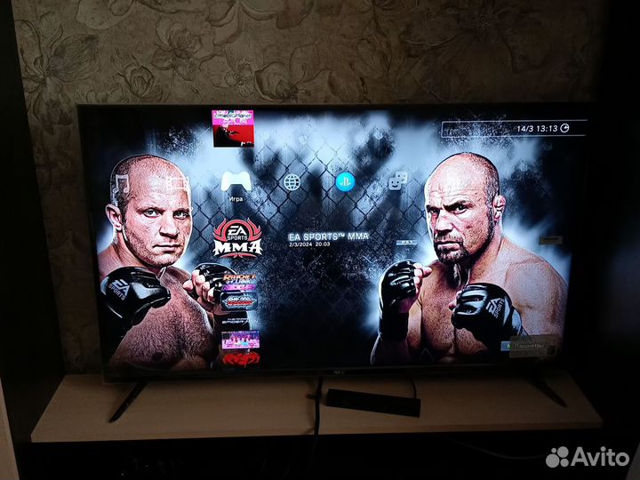 Ps3 super slim 500gb,2 геймпада+35 игр