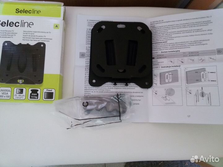 Кронштейн настенный для монитора/телевизора 10-27