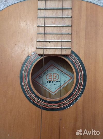 Гитара СССР 6 струная