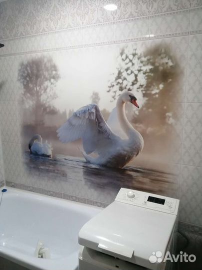 Отделка ванны, панели пвх, мдф