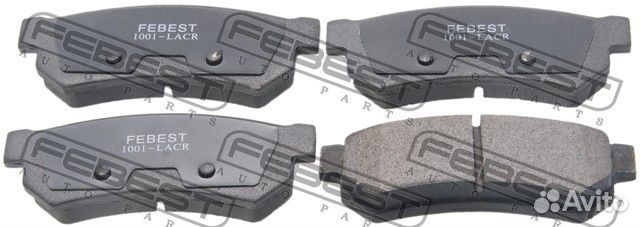 Колодки тормозные задние 1001lacr