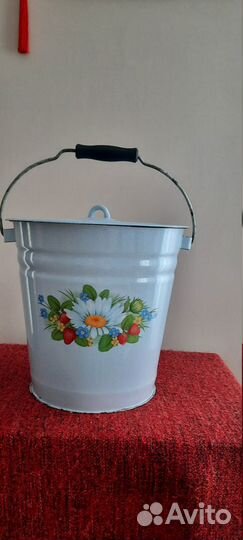 Ведро эмалированное