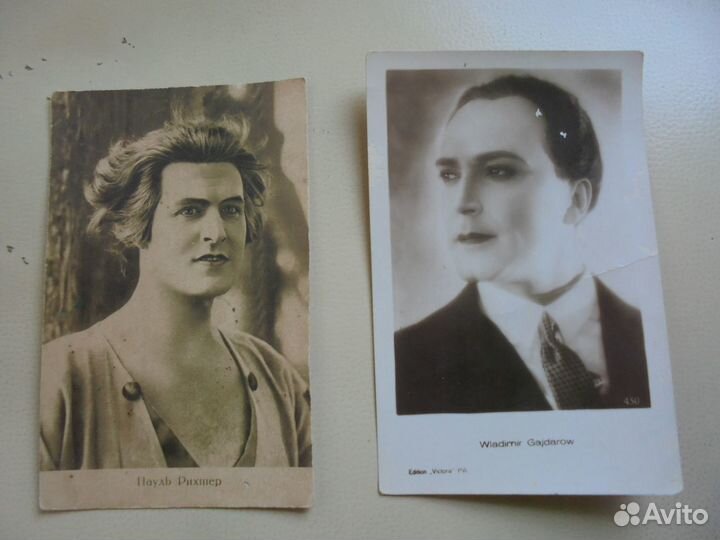 Антикварные и дореволюц открытки Артисты + Певцы