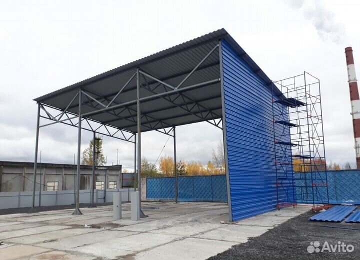 Навес под ключ