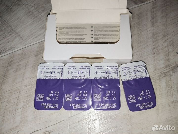 Контактные линзы -2,25 CooperVision