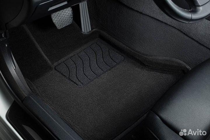 3D ворсовые коврики Audi Q7 II 2015-н.в