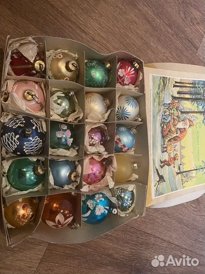 Елочные игрушки СССР