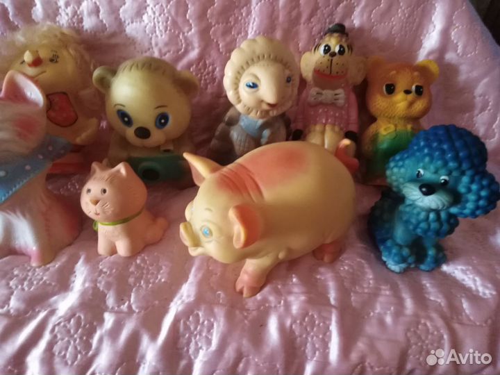 Резиновые игрушки СССР 27 шт
