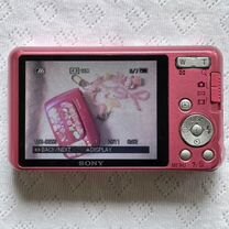 Sony cyber shot розовый y2k фотоаппарат