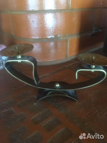 Подсвечник двойной СССР