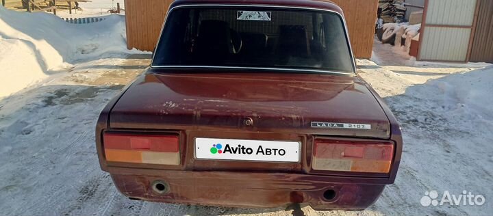 ВАЗ 2107 1.6 МТ, 2007, 73 000 км