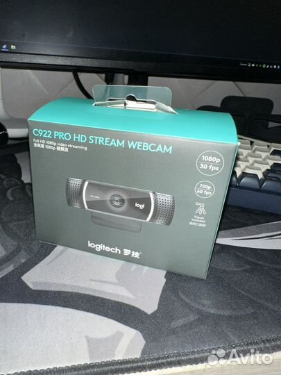 Веб-камера Logitech c922 pro hd stream webcam