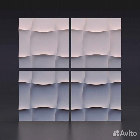 Гипсовая 3D панель 