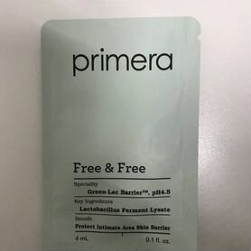 Primera free & free, 4мл*10шт