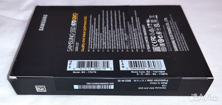 SSD Samsung 1Tb 870 QVO 2.5