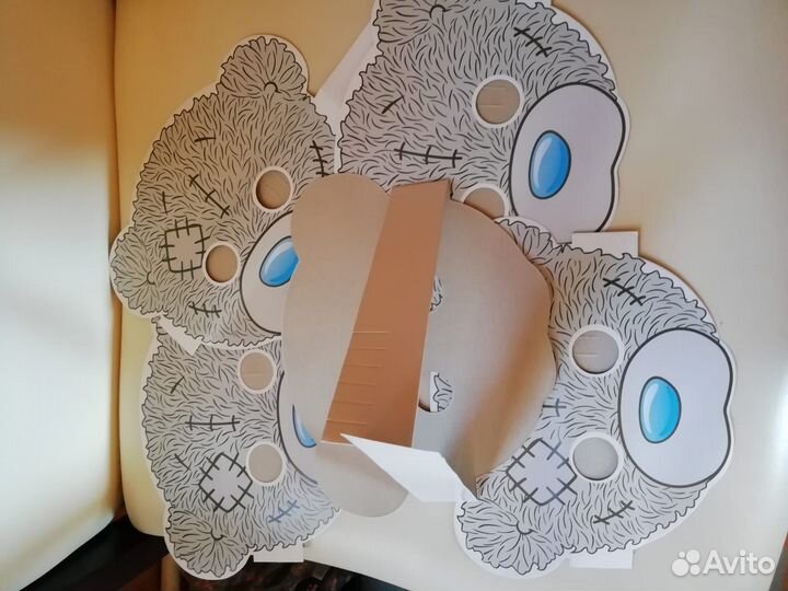 Набор масок карнавальных, 5шт