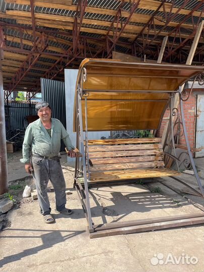 Садовые качели с подшипниками