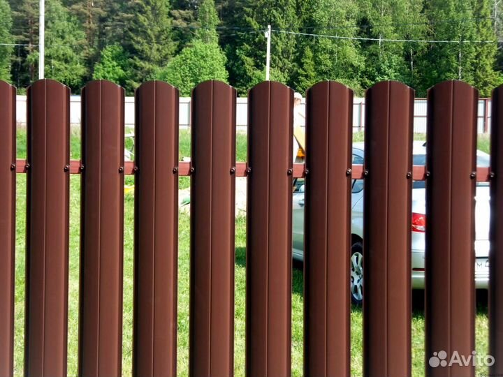 Евроштакетник забор