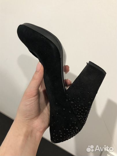 Туфли женские замша