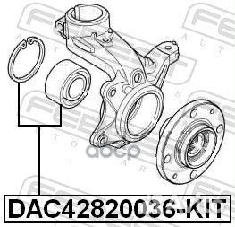 Подшипник ступичный передний (42x82x36) (peugeot