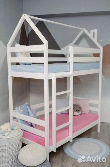 Детская кровать с ящиками / детская кровать
