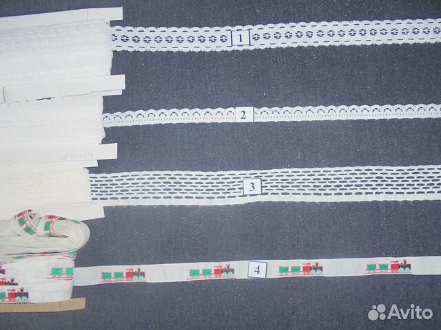 Кружево, Тесьма для рукоделия и шитья СССР новое