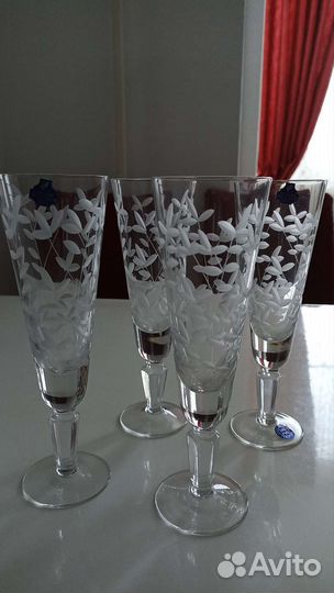 Фужеры Весна СССР (4 шт.)