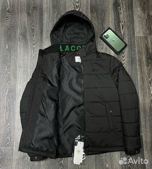 Куртка мужская демисезонная Lacoste, размер 48,50