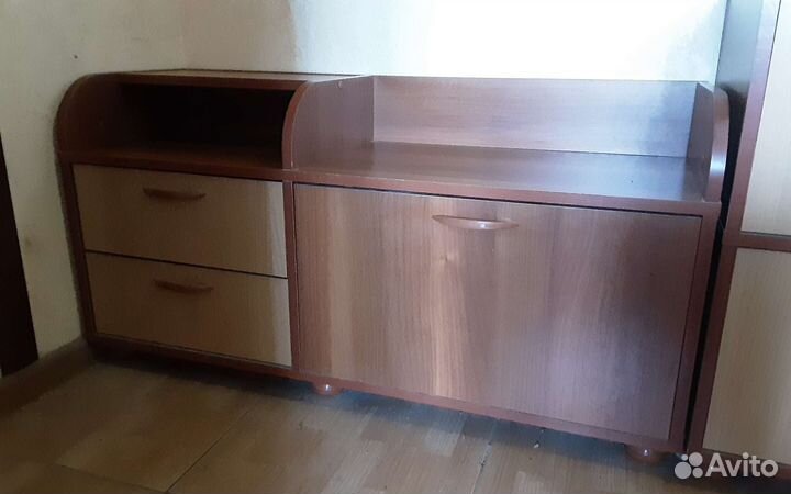 Тумба для обуви в прихожую с сиденьем