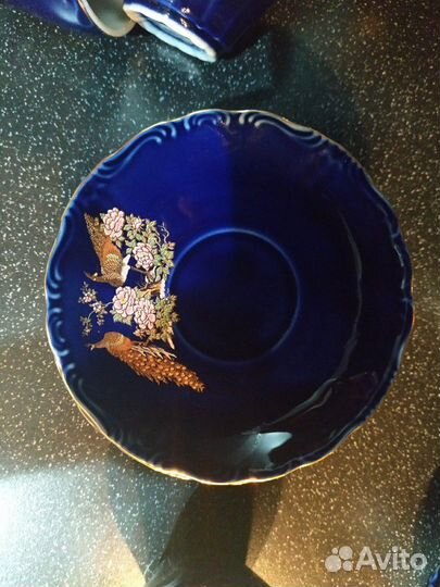 Кобальтовый сервиз Павлины