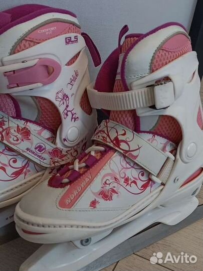 Фигурные коньки nordway раздвижные