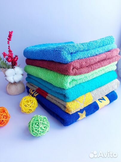 Махровые полотенца новые