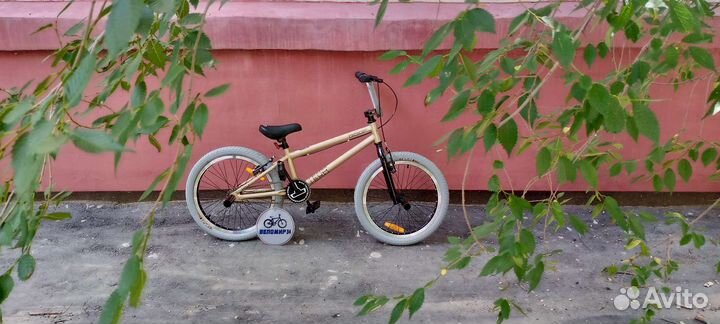 Велосипед 20д BMX TT Goof 1ск V-B песочный