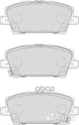 Колодки тормозные перед honda civic FD/FA/FN/FK