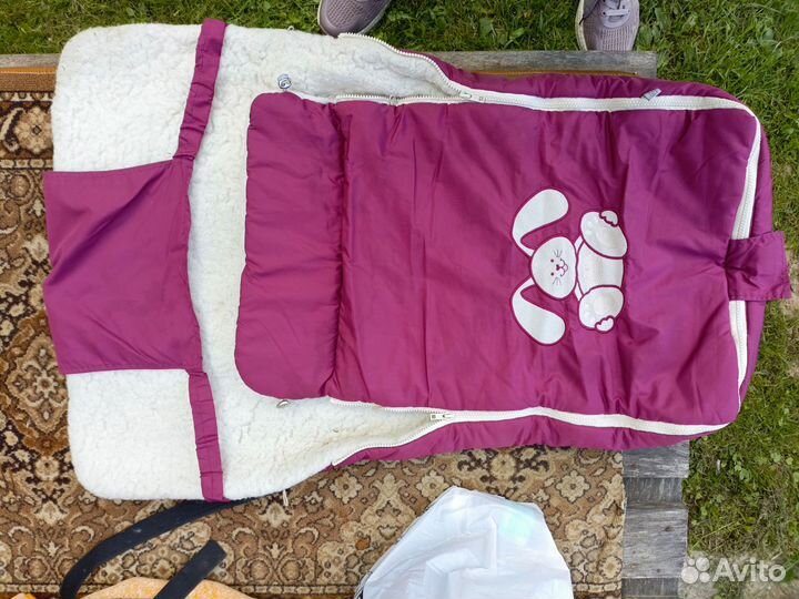 Меховой конверт на овчине