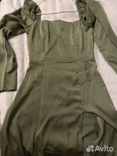 Платье летнее атласное