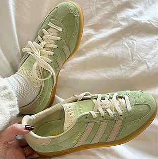 Кеды Adidas Gazelle Indoor Semi Green Spark