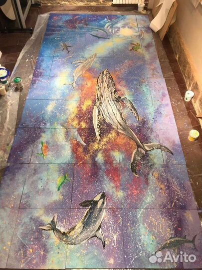 Художник, роспись стен