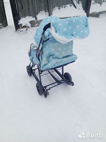 Детские санки коляска ника