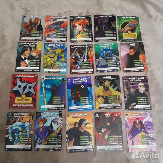 Карточки Черепашки ниндзя Путь Ниндзя