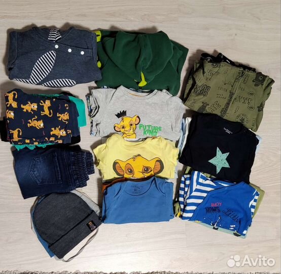 Детские вещи пакетом на мальчика 68 - 80