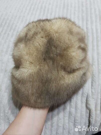 Шапка норковая 3 штуки